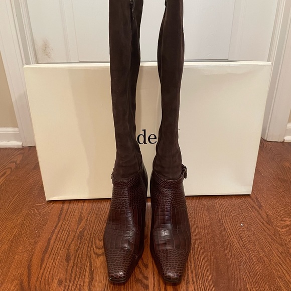 Indeed Exotic leather tall boot. NWT - Picture 3 of 4